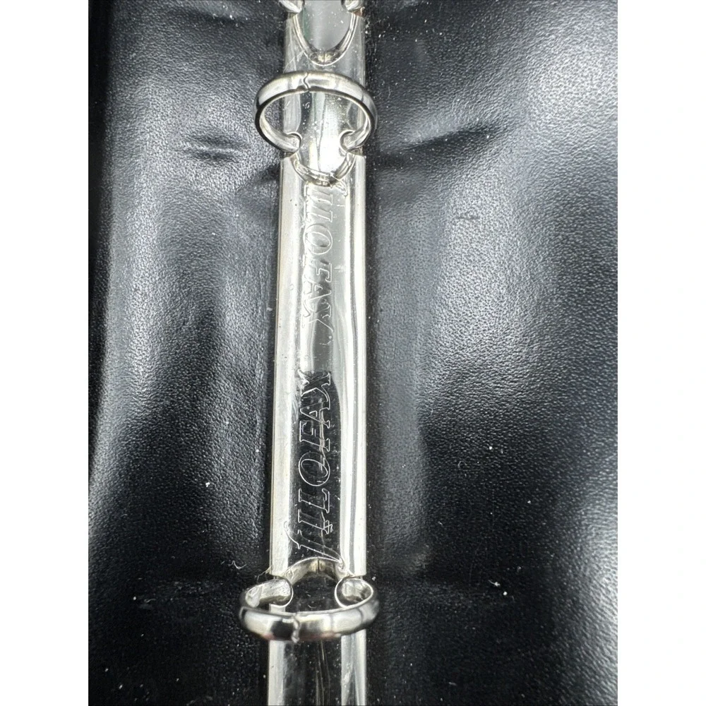Vintage Filofax Slimline Cross Black Organiser Italian Leather Discontinued